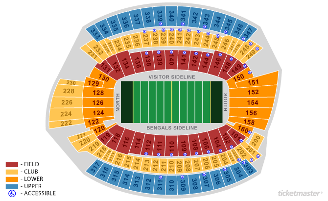 paycor Stadium Seating Chart